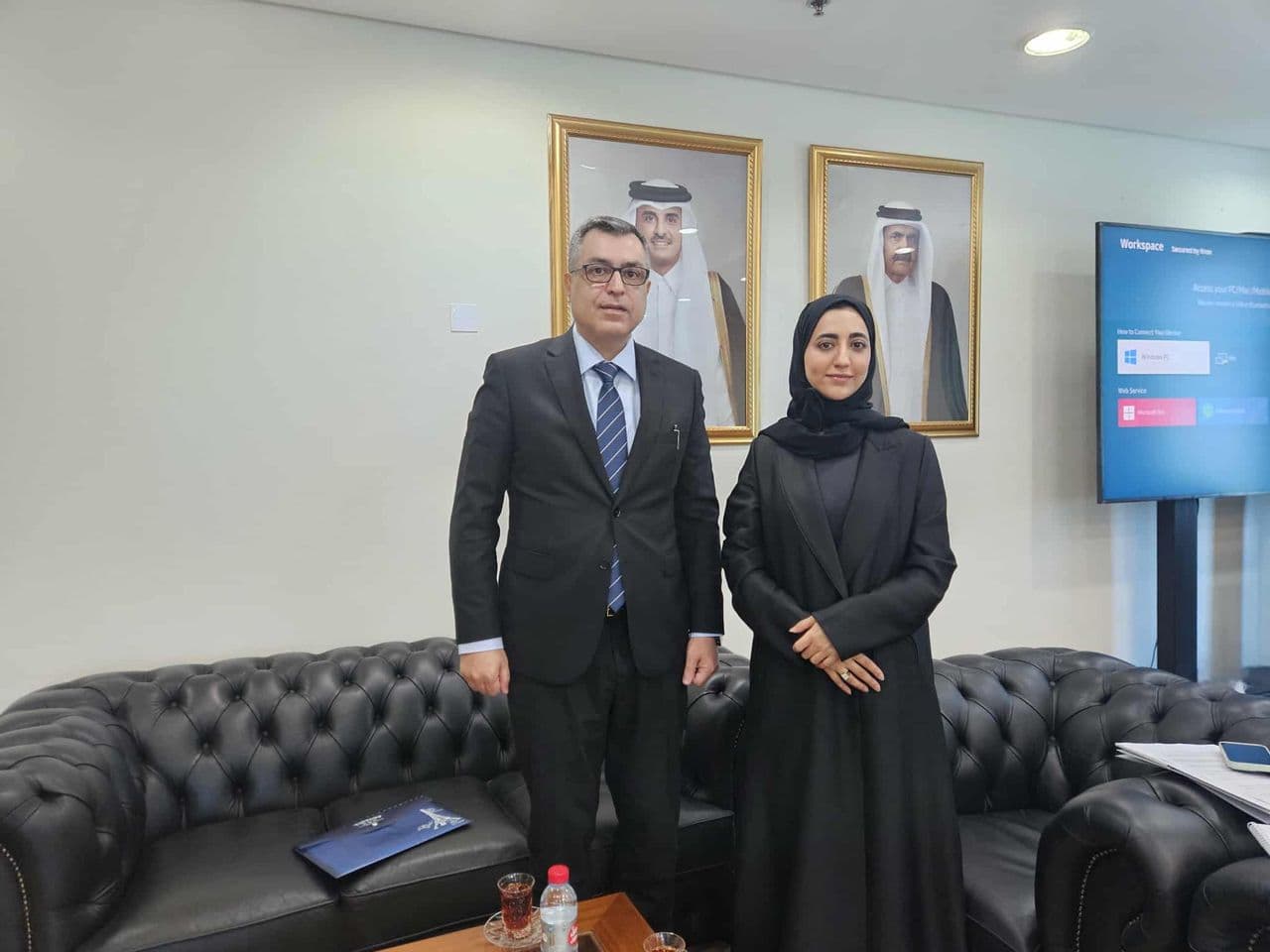 MEETING AT THE MINISTRY OF FOREIGN AFFAIRS OF THE STATE OF QATAR