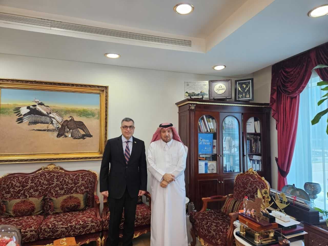 MEETING AT THE MINISTRY OF FOREIGN AFFAIRS OF THE STATE OF QATAR